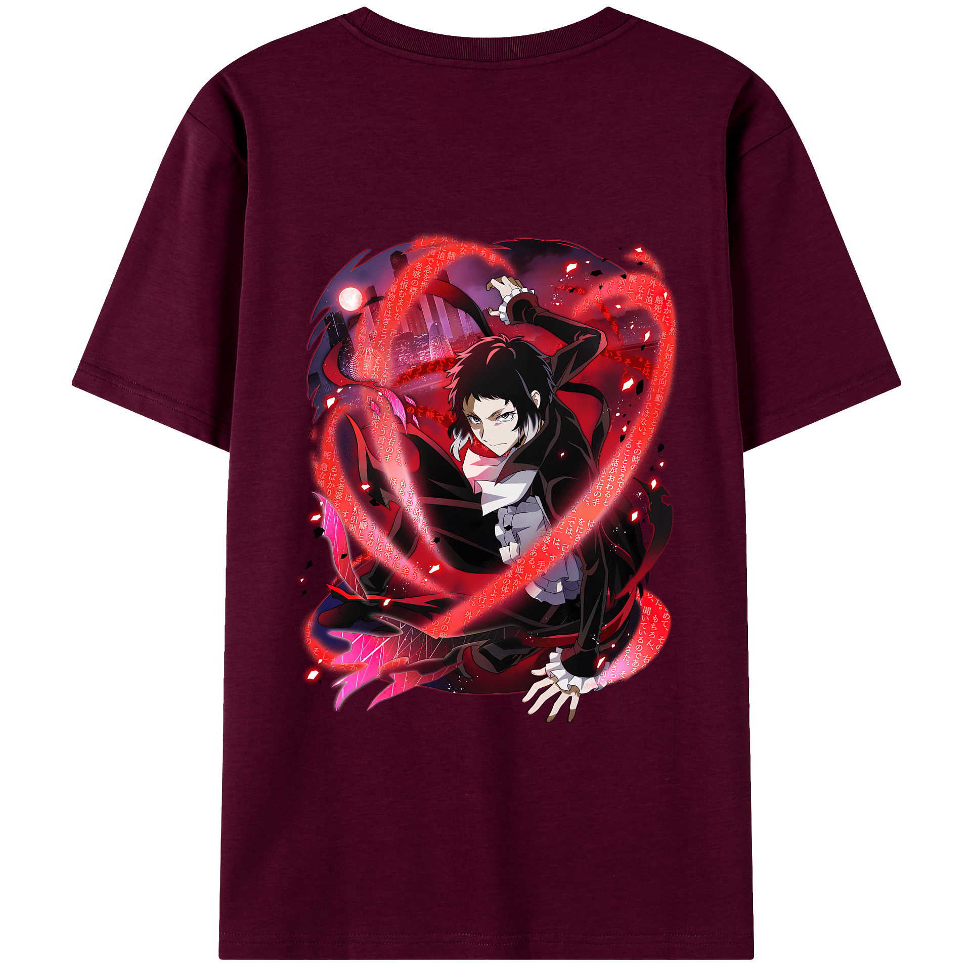 （画像用） 文豪ストレイドッグス Bungo Stray Dogs レディース半袖Tシャツ(バックプリント)